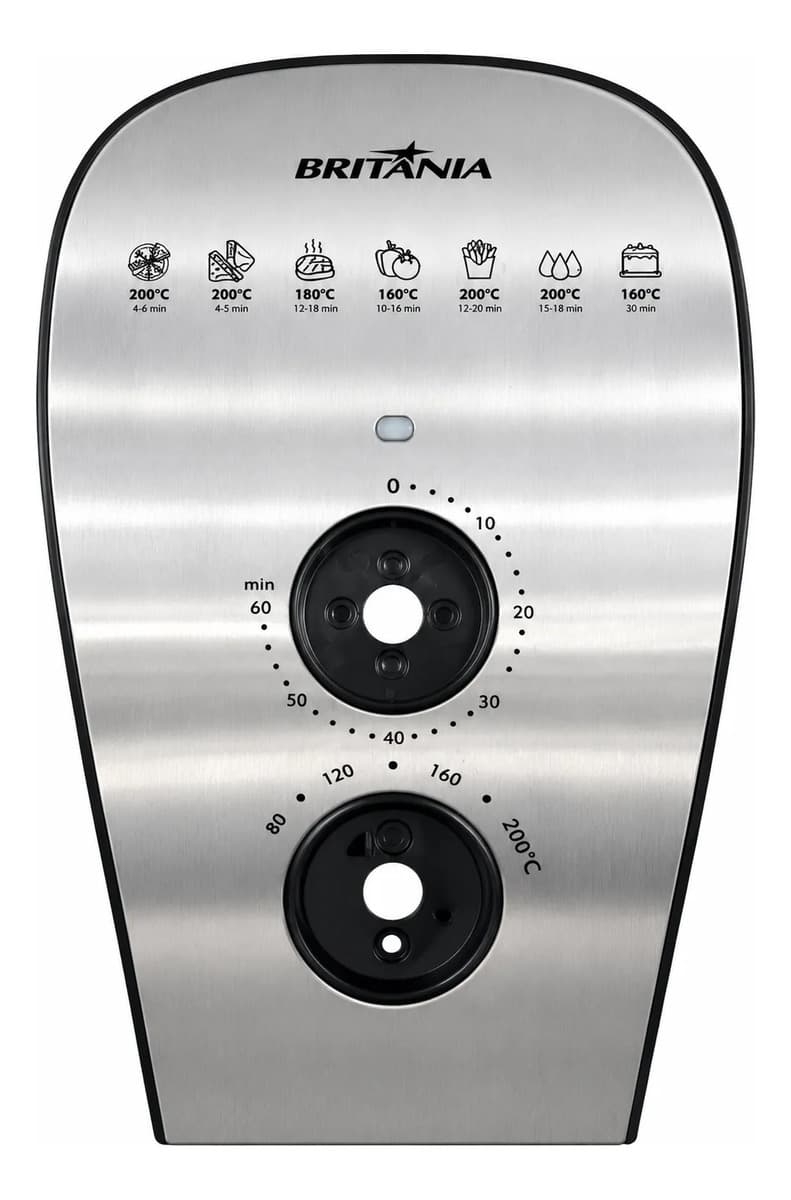 Painel Frontal Air Fryer Britania Bfr51 Peça Original - 2