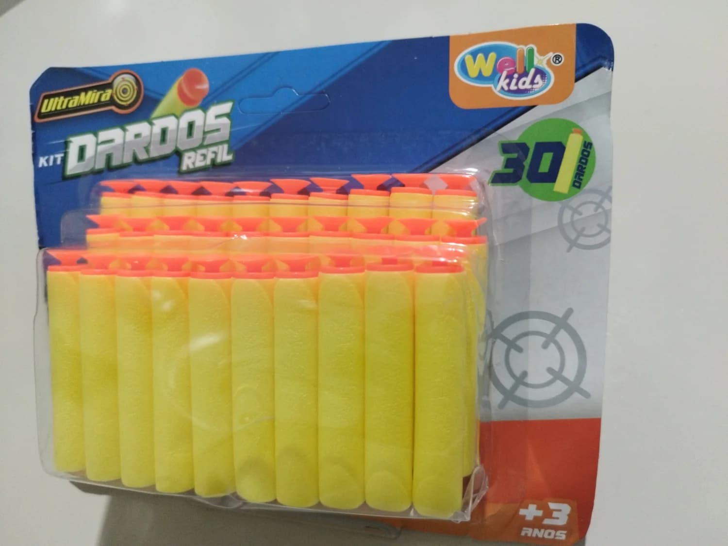 Kit Dardos Refil Com 30 Peças Da Well Kids - 4
